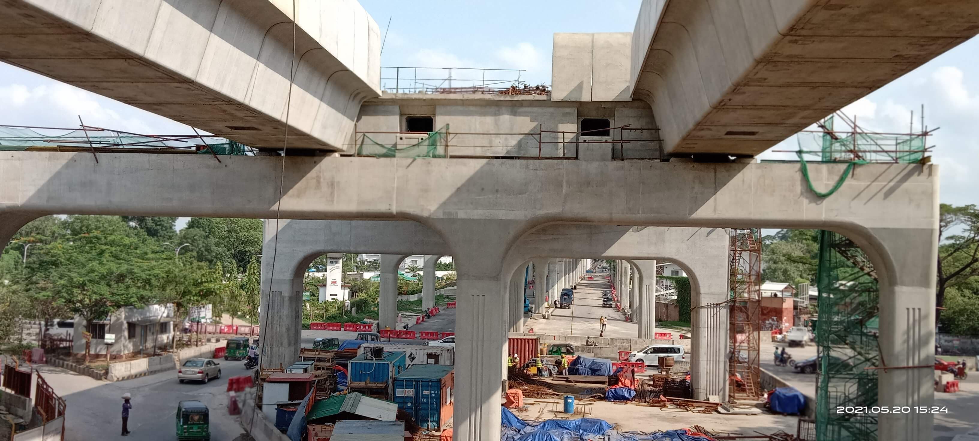 Architectural and Structural work at agargaon station, Dhaka Metro Rail