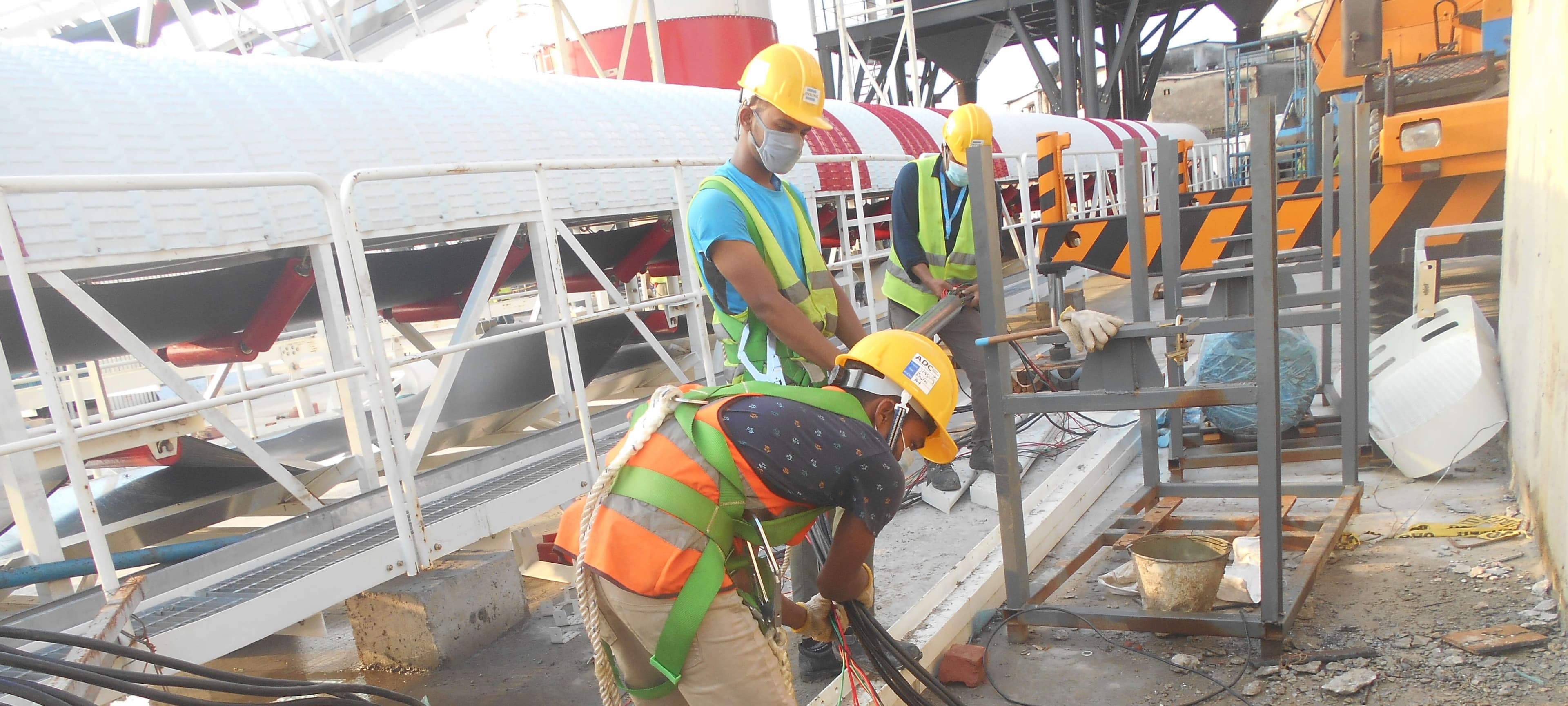 Electrical Installation work at Airport Terminal 3