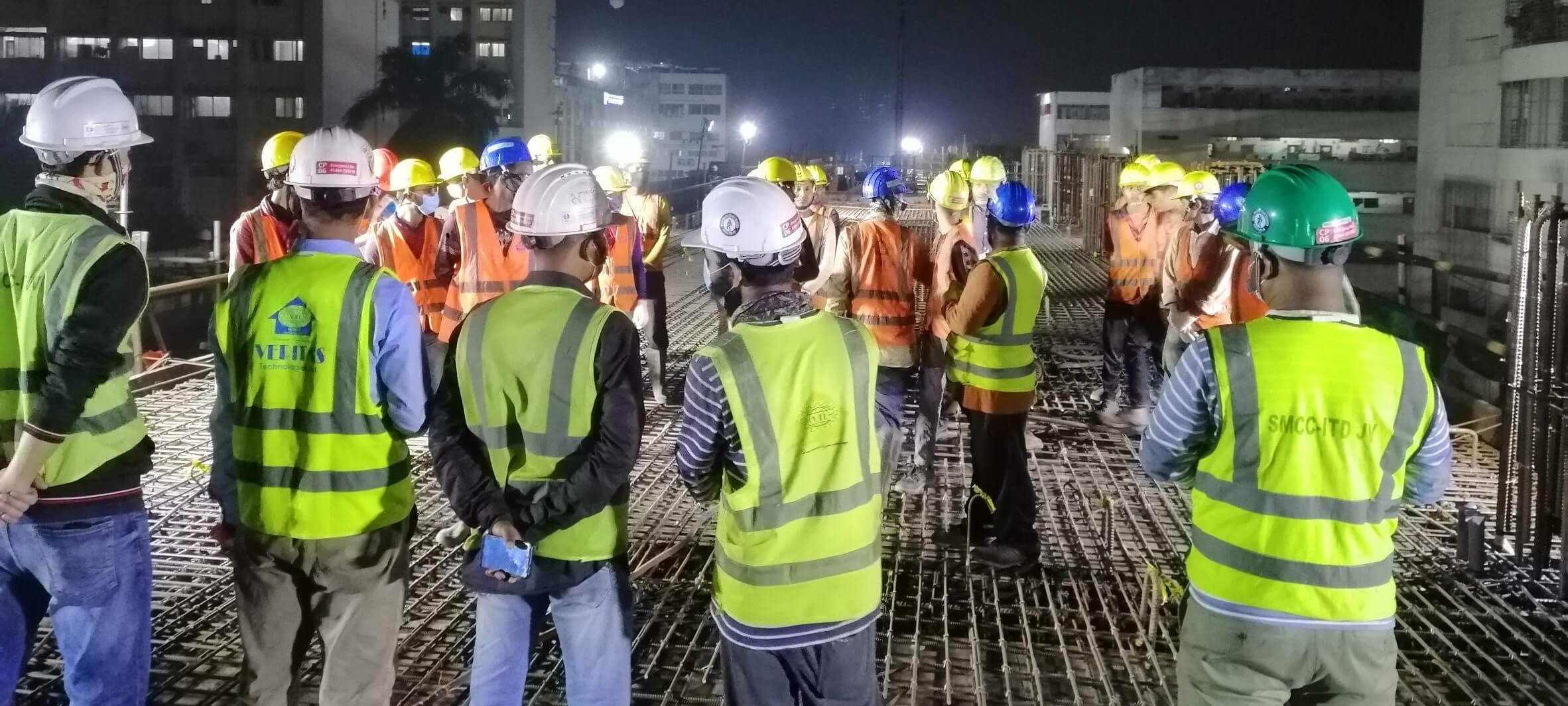 Construction Work at Shahbag Station _ Dhaka Metro Rail